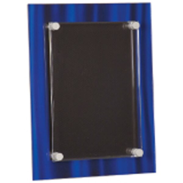 9" x 12" Blue Velvet Stand-Off Acrylic Plaque