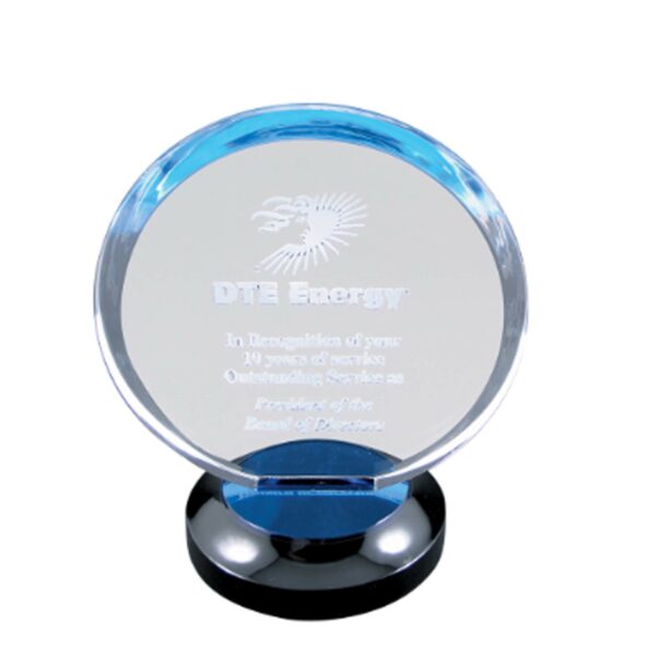8" Blue Halo Acrylic