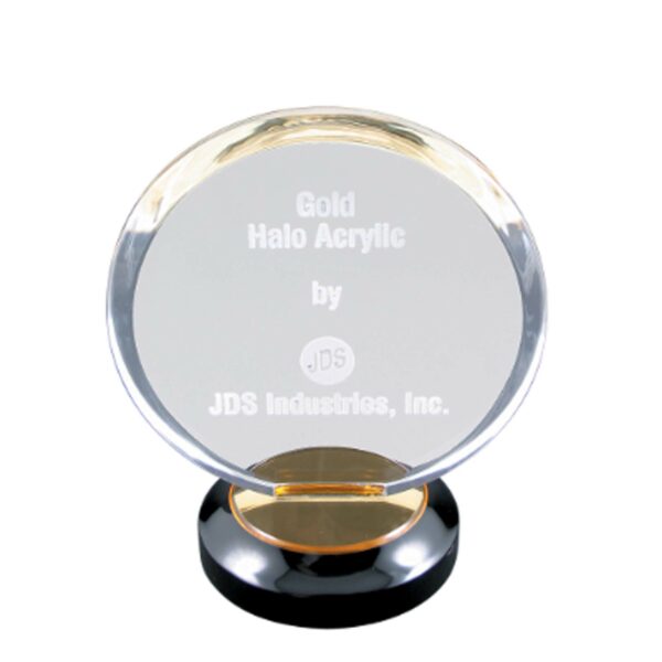 8" Gold Halo Acrylic