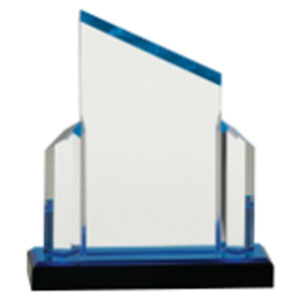 7" x 8" Blue Beveled Post Impress Acrylic