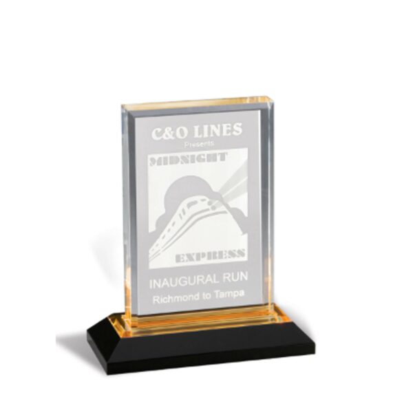 5" x 7" Gold Beveled Impress Acrylic