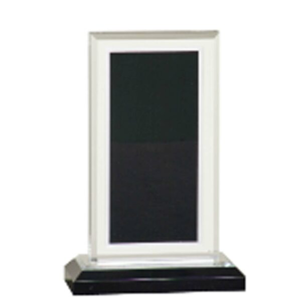 6 1/2" Black & Silver Royal Impress Acrylic