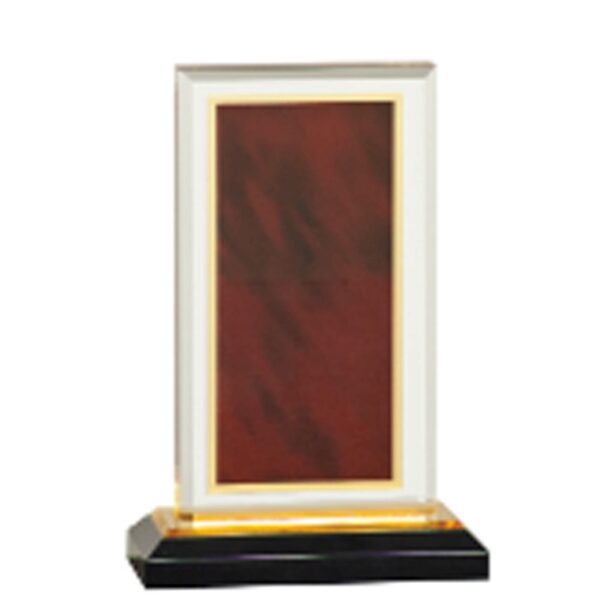 6 1/2" Red & Gold Royal Impress Acrylic
