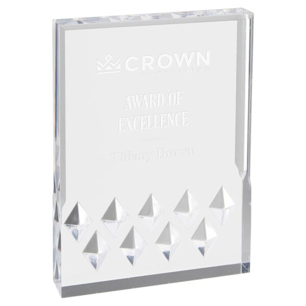 5" x 7" Silver Diamond Mirage Acrylic