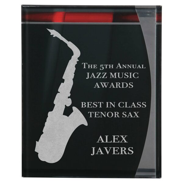 7 3/4" x 9 3/4" Lustre Acrylic Plaque with Hanger