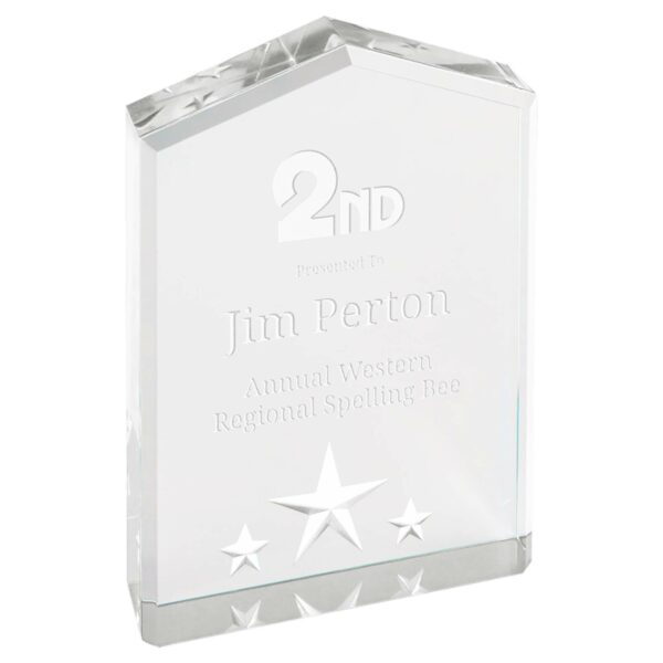 5" Silver Star Point Acrylic