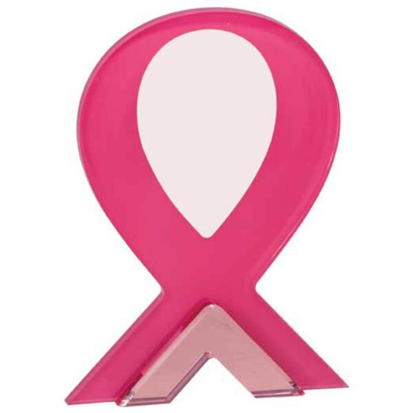 8" Pink Ribbon Standup Acrylic