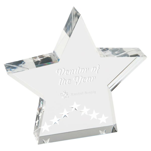 5" Silver Star Performer Acrylic