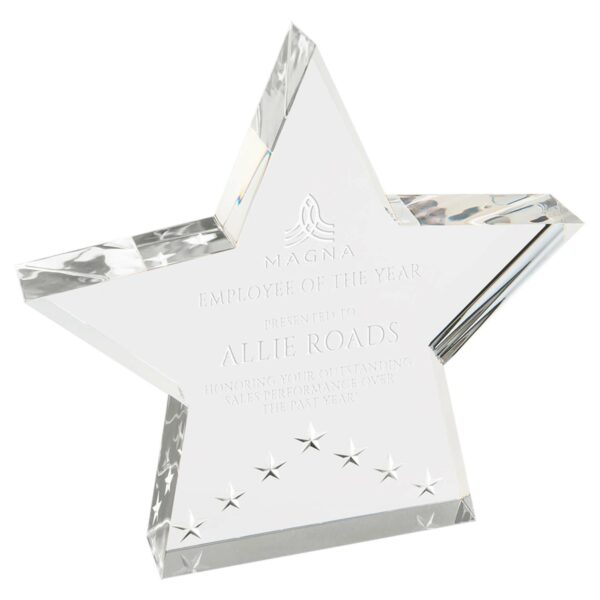 6" Silver Star Performer Acrylic