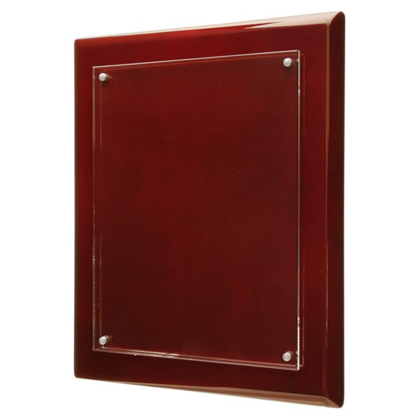 8" x 10" Rosewood Piano Finish Floating Acrylic Plaque