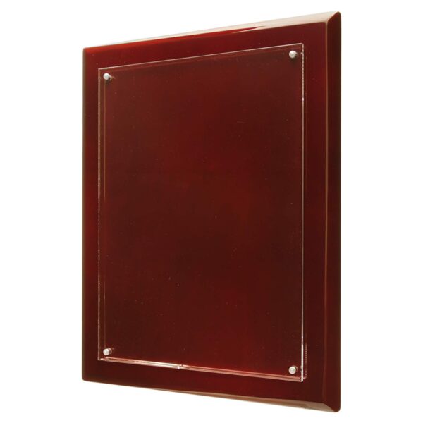 9" x 12" Rosewood Piano Finish Floating Acrylic Plaque