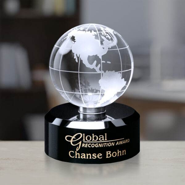 Awards In Motion&reg; Globe 4-3/4"