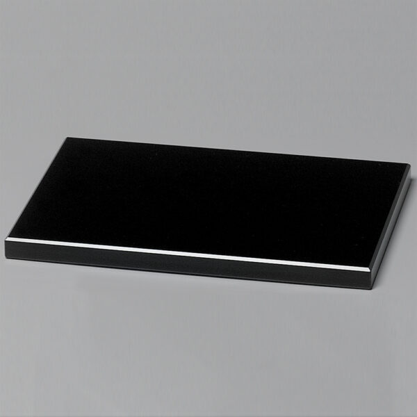 Black Glass Base 6"