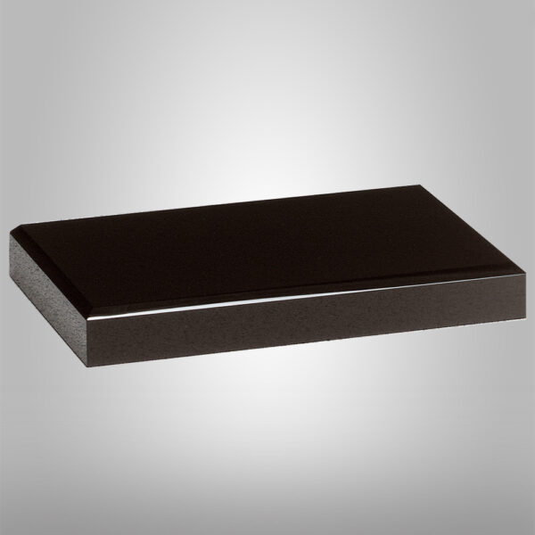 Black Glass Base 4" x 6"