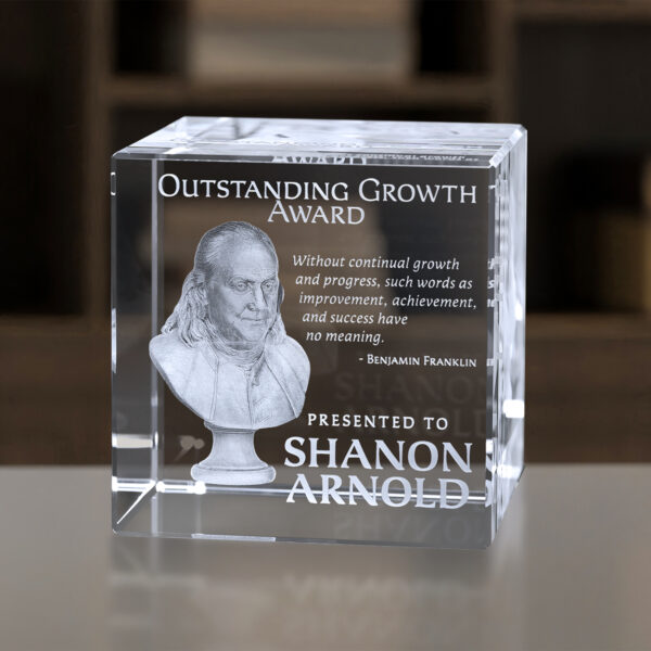 Colin Cube 4" x 4" x 4"