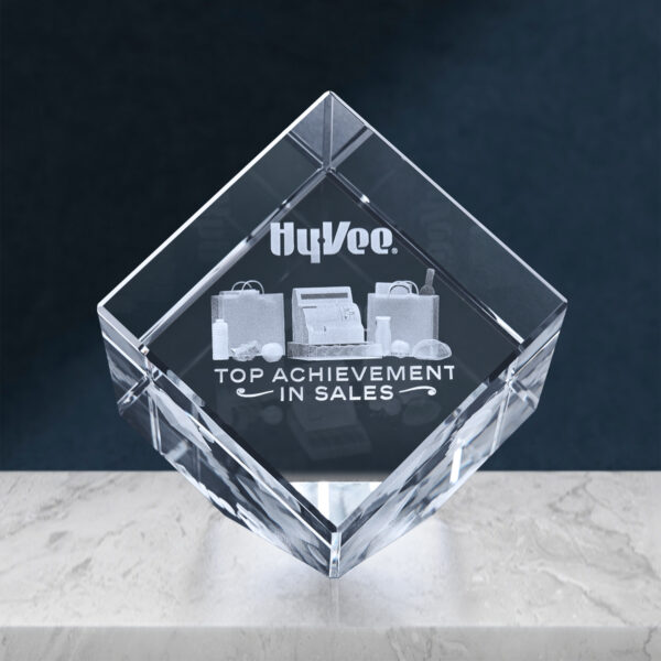 Cut Corner Cube 3-1/8" x 3-1/8" x 3-1/8"