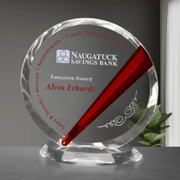 Danbury Ruby Circle 6" Dia.