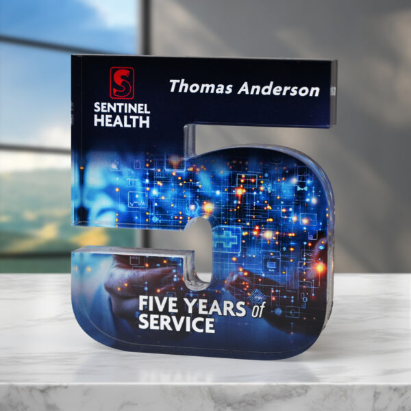 Digit Award Five - 4"