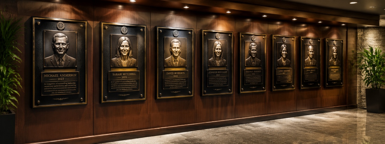 Hall Of Fame Plaques