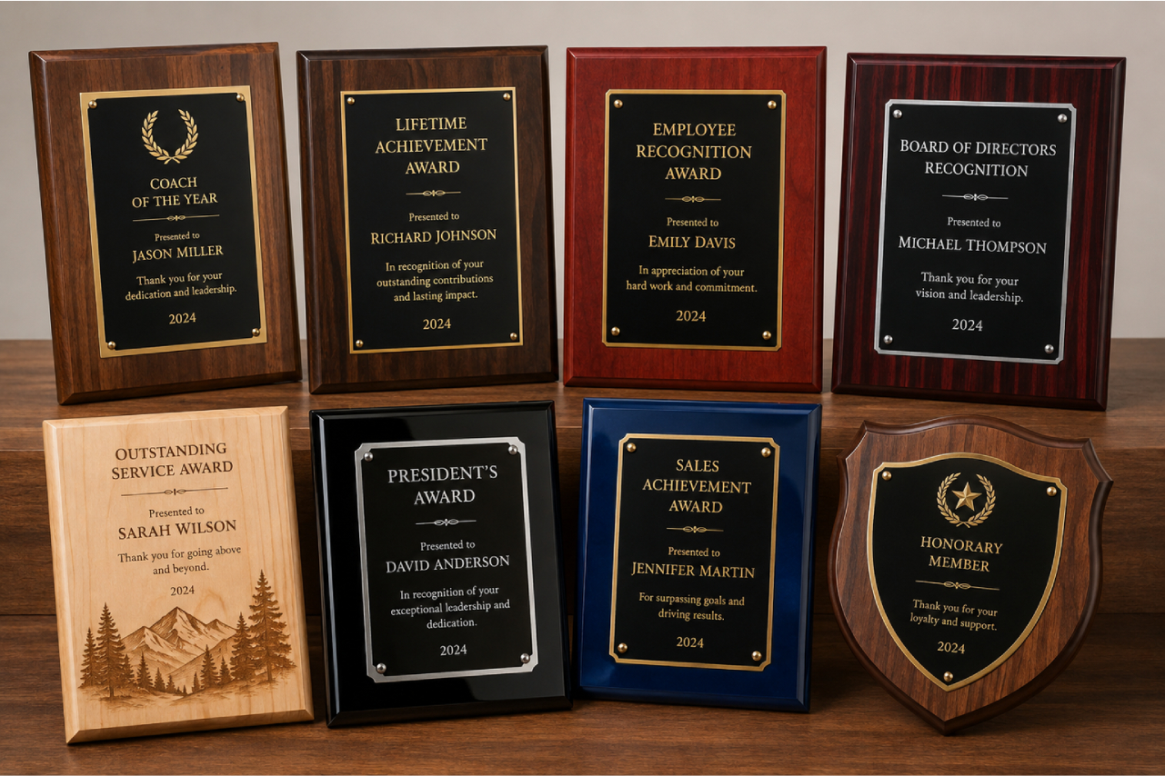 wood plaque finishes
